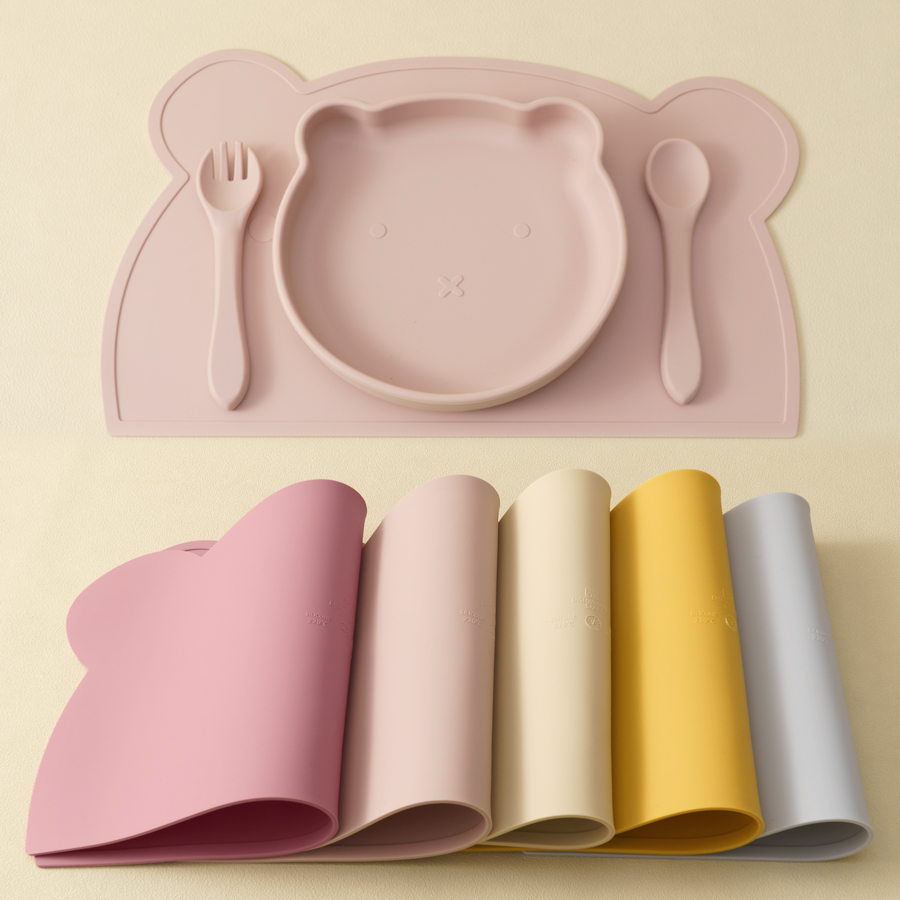 Baby Food Menu - Bpa livre 4 pçs silicone crianças
