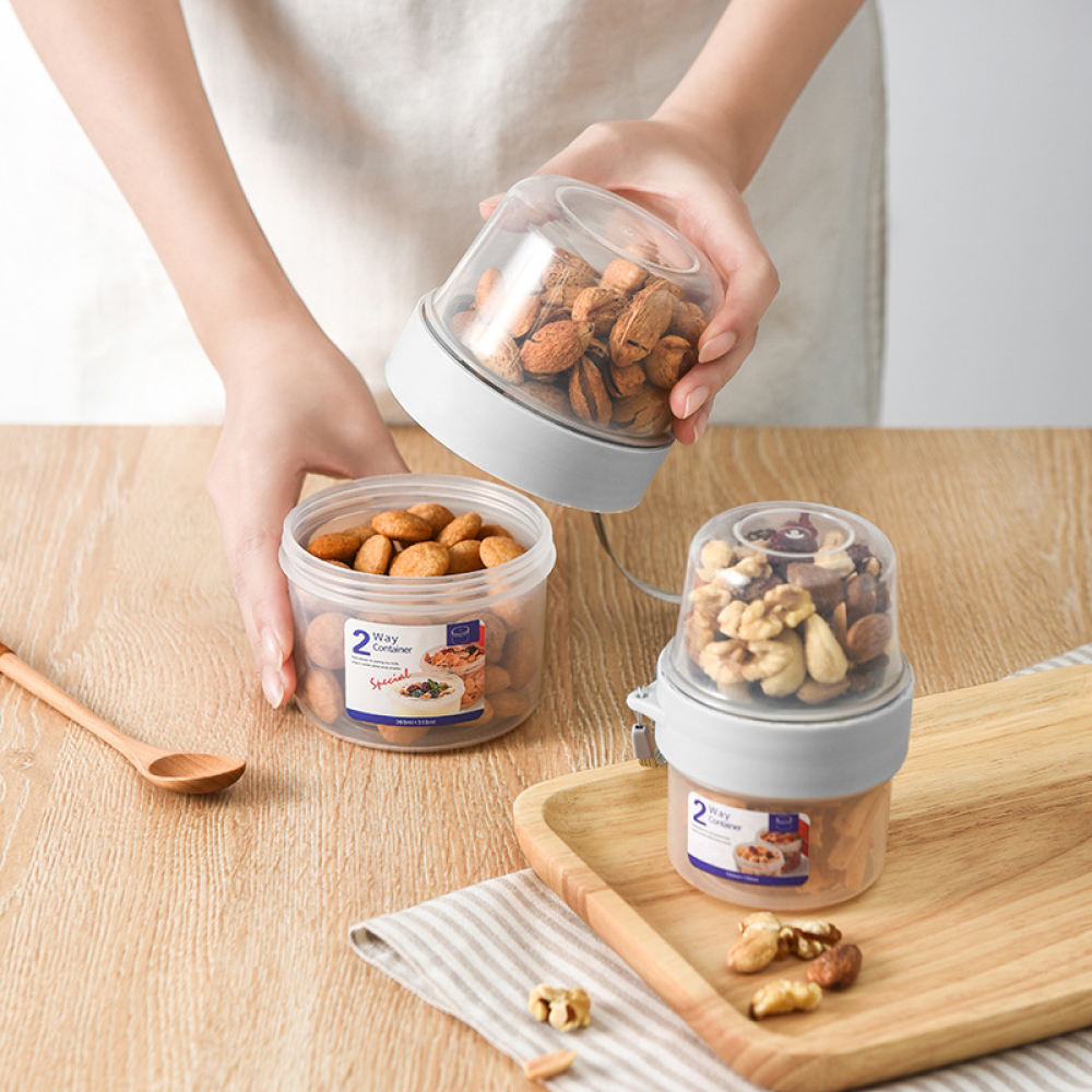 Caixa portátil de dupla camada - Baby Food Jars With Lids avaliação e preço