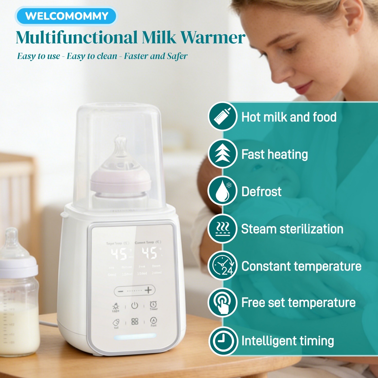 Aquecedor de leite materno par - Baby Food Warmer avaliação e preço