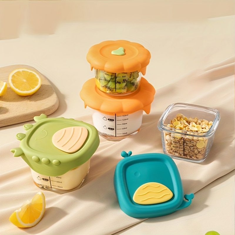 Recipiente de vidro para comid - Baby Food Jars With Lids avaliação e preço