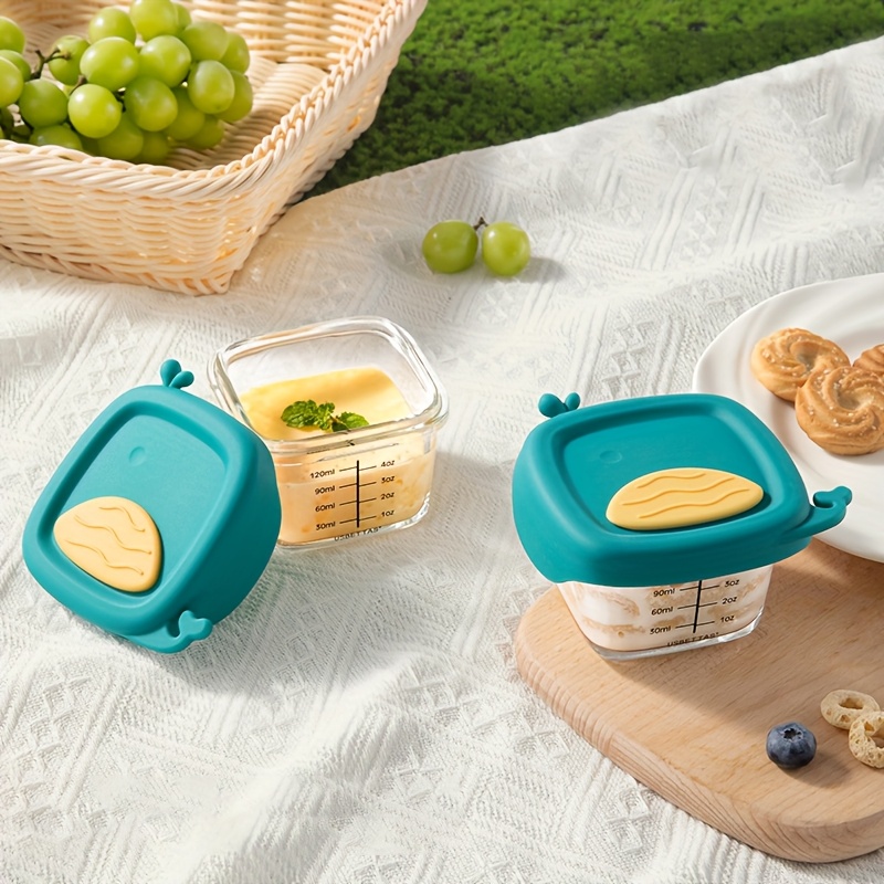 Recipiente de vidro para comid - Baby Food Jars With Lids avaliação e preço