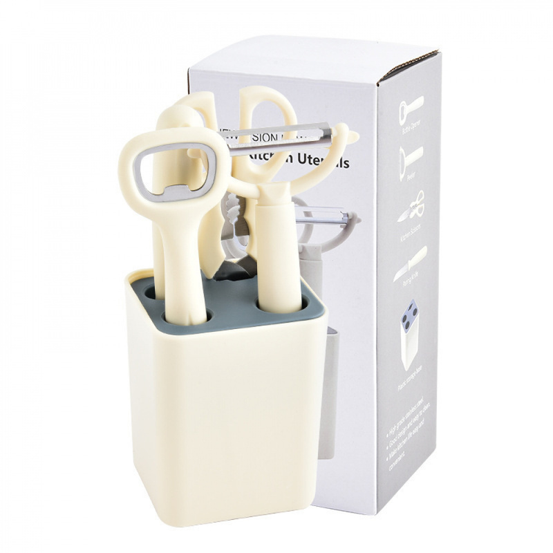 Conjunto de 5 utensílios de co - Baby Food Scissors avaliação e preço